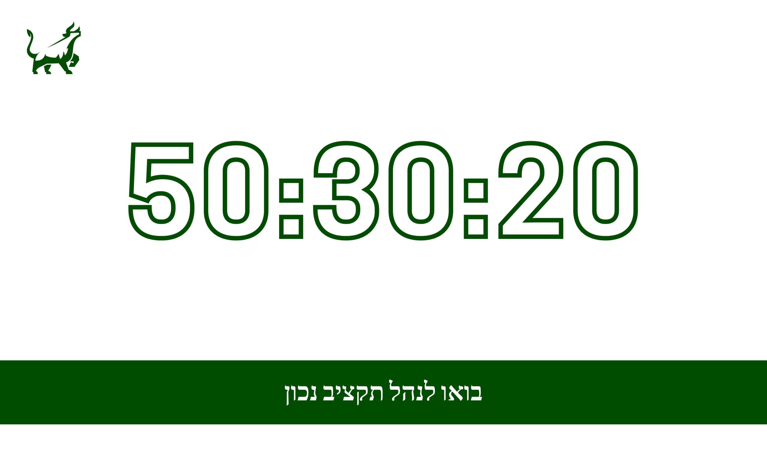 כלל ה50-30-20